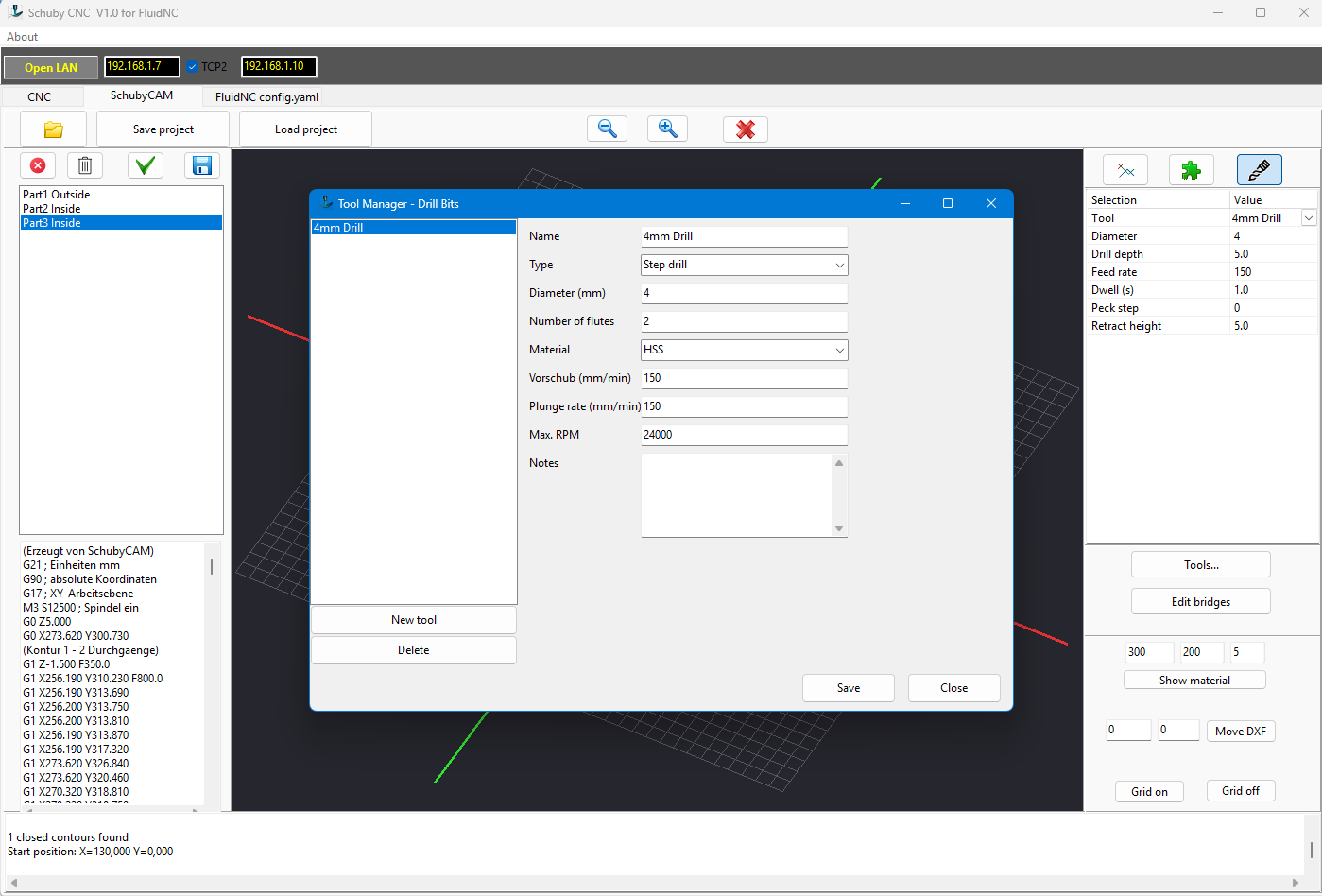 SchubyCNC Screenshot