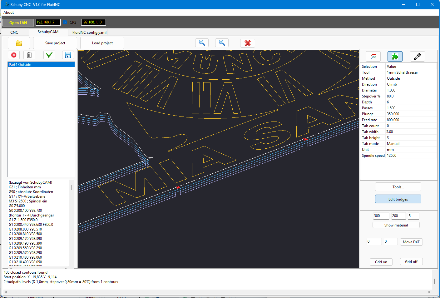 SchubyCNC Screenshot